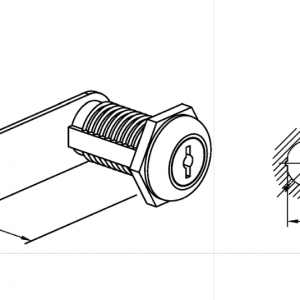 Rabbit 401 Cabinet Lock South America Cam Lock