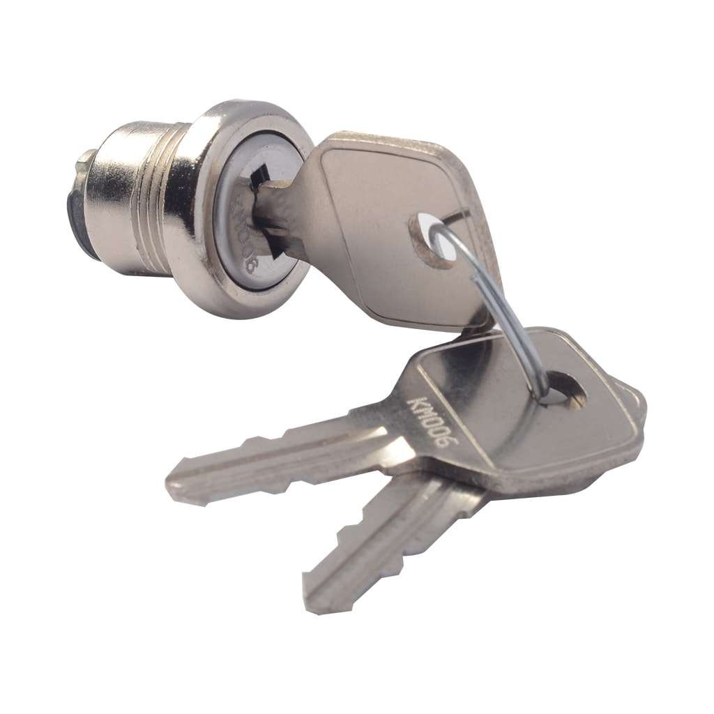 Cylinder lock with dust shutter