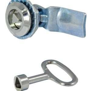 drawer lock with triangle key